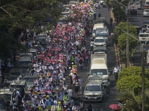 Korban Jiwa Antikudeta Myanmar Berjatuhan Saat Polisi Berondong Tembakan