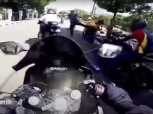 Prittt.. Motor Berknalpot Bising Kena Tilang di Ring 1