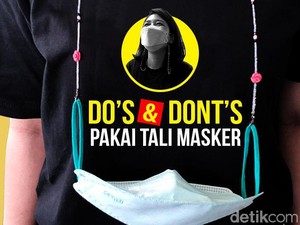 Dos and Donts Pakai Tali Masker, Aksesoris yang Disorot Satgas COVID-19