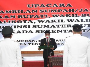Momen Gubsu Edy Lantik Kepala Daerah di Sumut, Termasuk Bobby Nasution