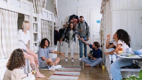 Ilustrasi hostel.