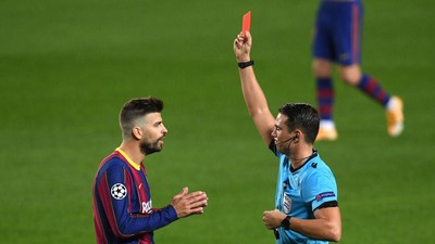 5 Tim Paling Banyak Kartu Merah dalam Sejarah Liga Champions