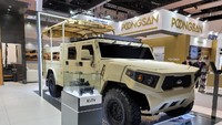 Tentara Korea Selatan telah mendapatkan rantis ringan dari Kia selama lima tahun terakhir. Konsep Light Tactical Cargo Truck (KLTV) baru ini adalah mobil yang serbaguna, menampilkan sebuah kontainer kargo untuk mengangkut pasukan dan juga gudang senjata. Foto: Istimewa