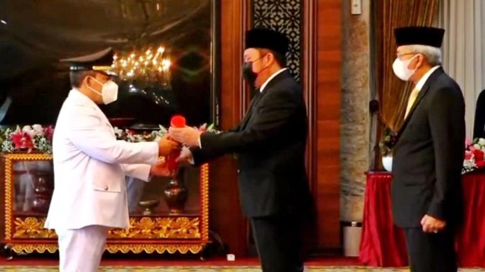 Pelantikan Johan Anuar sebagai Bupati OKU