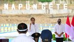 Potret Bendungan Napun Gete yang Diresmikan Jokowi