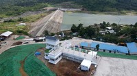 Bendungan Napun Gete memiliki kapasitas tampung 11,22 juta m3 dengan luas genangan 99,78 ha.