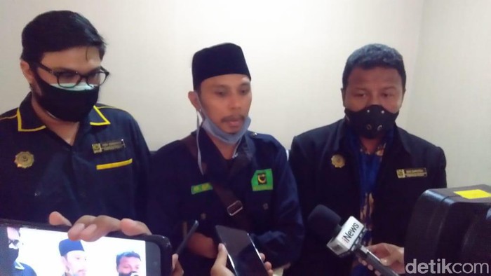 PP GPI laporkan Presiden Jokowi dan Gubernur NTT Viktor Laiskodat ke Bareskrim Polri namun LP tak terbit (Adhyasta/detikcom)