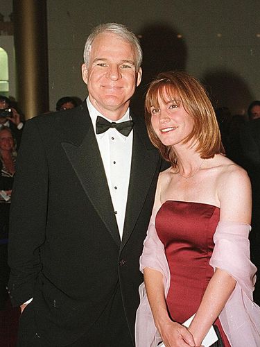 Steve Martin istrinya Anne Stringfield saat hadir di acara Kennedy Center's 