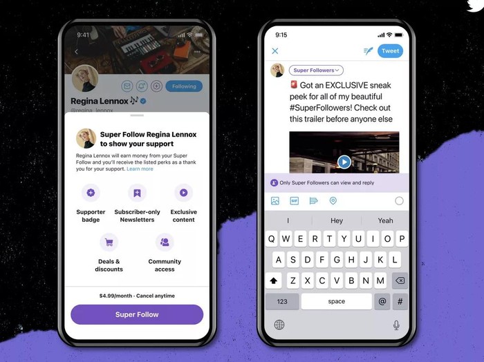 Twitter umumkan fitur super Follows dan Communities