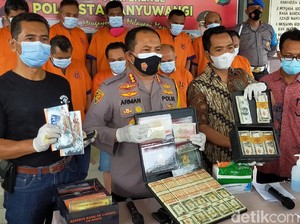 Sindikat Peredaran Uang Asing Palsu Rp 2,8 T di Banyuwangi Digagalkan