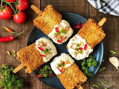 Resep Pembaca : Ayam Goreng Lolipop Saus Keju Resep Pembaca : Ayam Goreng Lolipop Saus Keju
