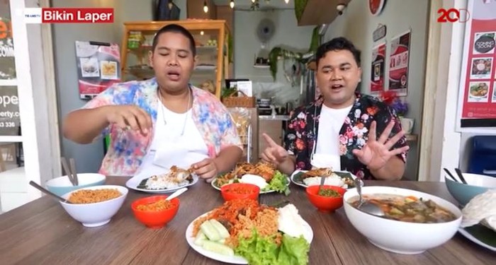 Bikin Laper! Ncess Nabati Lahap Makan Ayam Kremes hingga Iga Penyet