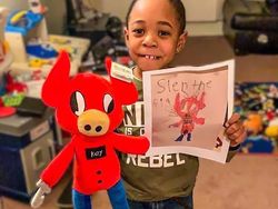 Keren! dari Coretan Gambar Diubah Jadi Mainan