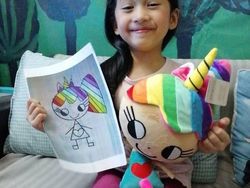 Keren! dari Coretan Gambar Diubah Jadi Mainan