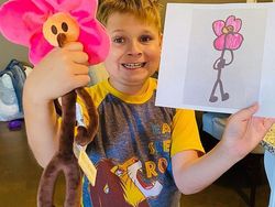 Keren! dari Coretan Gambar Diubah Jadi Mainan