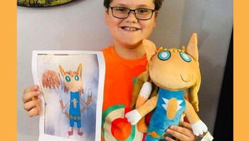 Dari gambar di kertas menjadi boneka yang lucu. Foto: Brightside