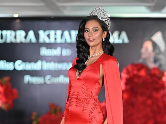 Gaya Aurra Kharisma di Miss Grand International 2020