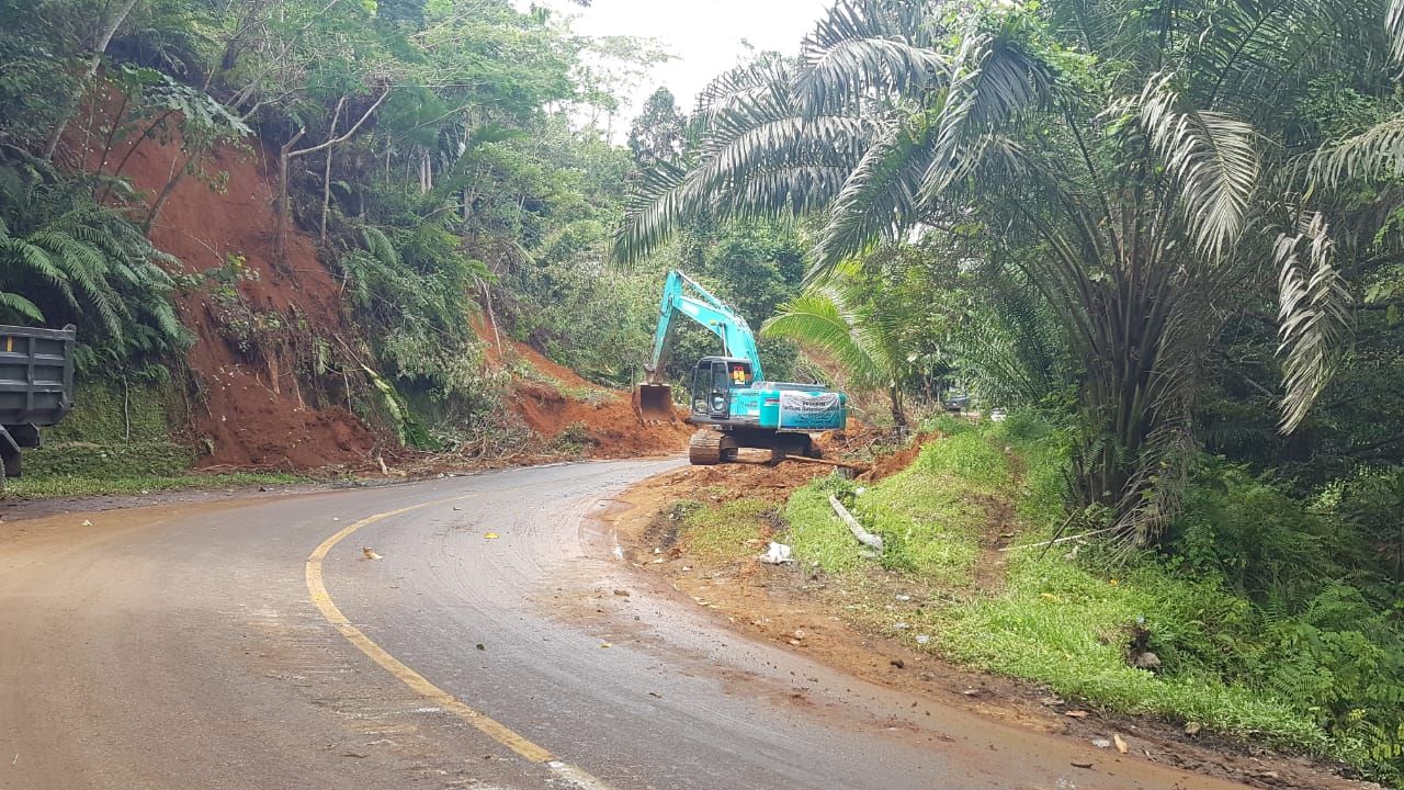 Pekerjaan Dinas PUPR Sulbar usai gempa Sulbar. (Abdy Febriady/detikcom)