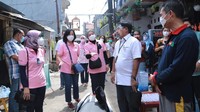 Sejumlah daerah yang didatangi adalah daerah Cibitung, Cipinang, Ciledug, Rawa Lumbu, serta Tambun (perumahan mustika wanasari dan permata regency). Istimewa/Dok. BRI.