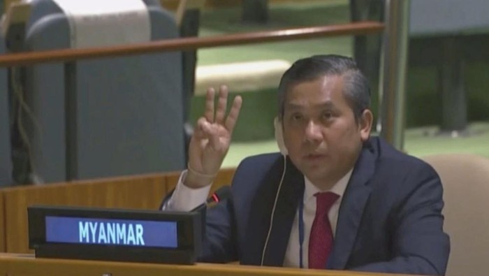 Dubes Myanmar untuk PBB Kyaw Moe Tun