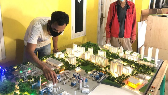 Maket proyek pembangkit listrik Famous Studio Maket Jakarta Joglo