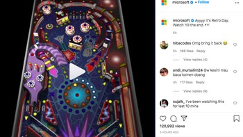 Setelah sempat menutup komentar di beberapa fotonya di Instagram, Micosoft kembali mengaktifkan fungsi itu di foto terakhir ini yang diposting sekitar 5 jam lalu. Banyak postingan berbahasa Indonesia muncul. “Hasil surveinya bikin gregetan,” tulis sebuah komentar.“Para saudaraku dari Indonesia, Janganlah kita hujat, lebih baik kita introspeksi diri saja agar dinilai baik,” tulis komentar yang lain, agar netizen tak lagi mengincar akun Microsoft. Foto: Instagram
