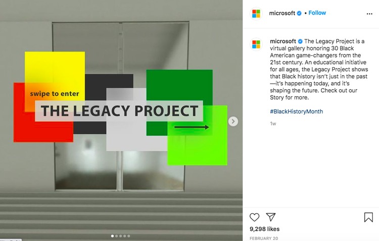 Instagram Microsoft