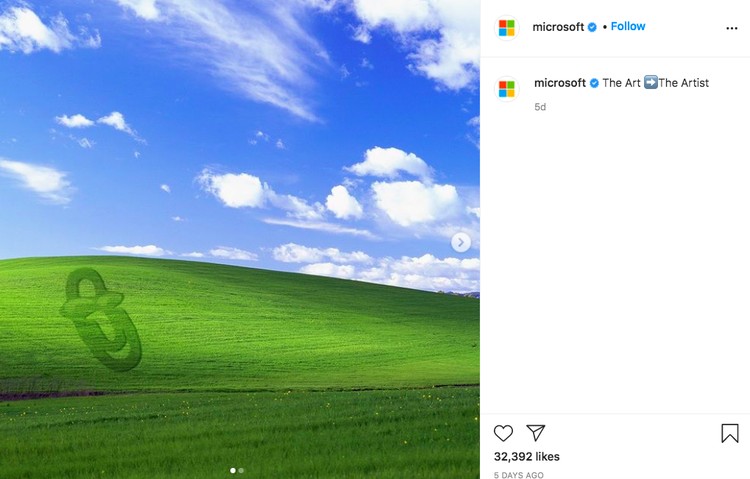 Instagram Microsoft
