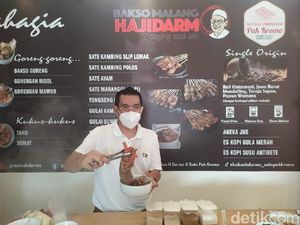 Joko Suroso Dulu Pengacara Perlente, Kini Jualan Bakso dan Sate