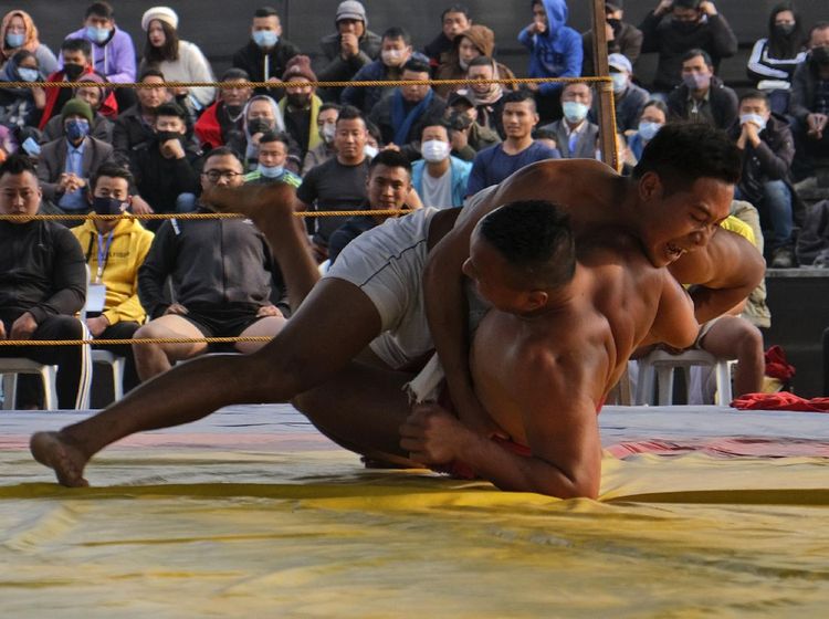 Melihat Lebih Dekat Gulat Tradisional di Perbatasan India-Myanmar