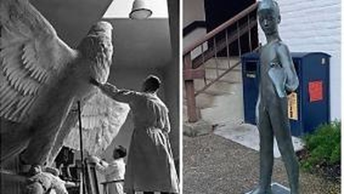 patung karya seniman Jerman di era Nazi