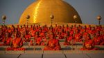 Potret Perayaan Magha Puja di Thailand yang Digelar Saat Pandemi