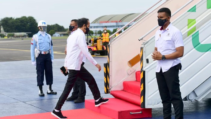 Presiden Joko Widodo bertolak ke DIY