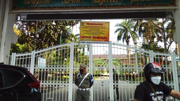 Wakil Wali Kota Medan Aulia Rachman saat menyambangi Lapangan Merdeka (Foto: Ahmad Arfah/detikcom)