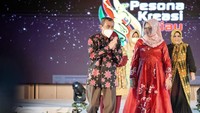 Gubernur Riau, Syamsuar tampil berbeda saat menghadiri launching Pesona Kreasi Riau beberapa waktu lalu (dok Diskominfo Pemprov Riau)