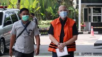 Dirut PT PAL Budiman Saleh menjalani pemeriksaan lanjutan di gedung KPK, Jakarta, Senin (1/3/2021).