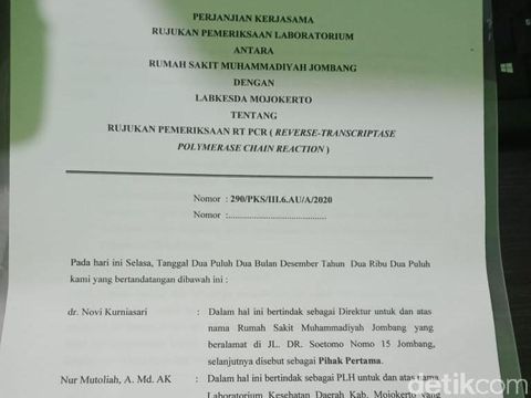 Ada dugaan pungli dalam tes swab COVID-19 di Labkesda Mojokerto. Namun pihak Labkesda menilai itu bukan pungli, namun sekadar ucapan terima kasih.