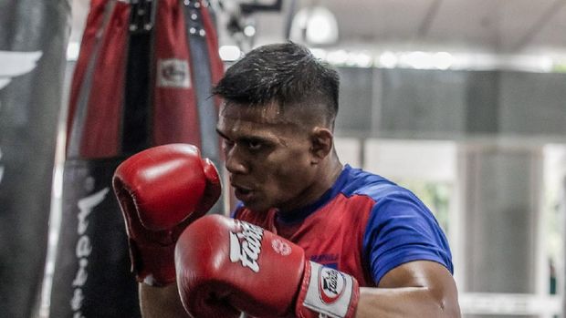 Eko Roni Saputra berlatih di Evolve MMA, Singapura