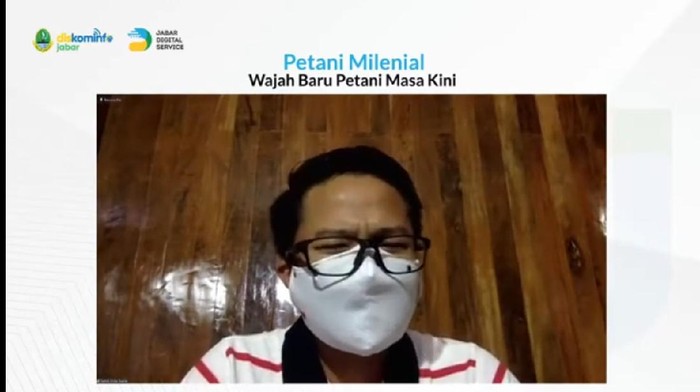 Ketum Duta Petani Milenial Kementan Sandi Octa Susila