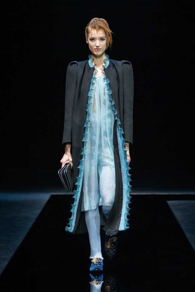 Koleksi busana terbaru Giorgio Armani Fall/Winter 2021.  Foto: dok. Courtesy of Giorgio Armani