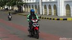 Foto Penerapan Zona Bebas Emisi di Kawasan Kota Tua