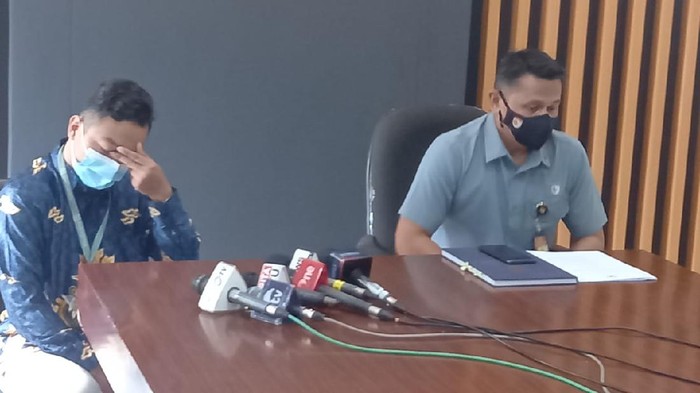 Perwakilan pemotor saat mendatangi Mako Paspampres (Rahmat Fathan-detikcom)