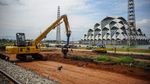 Melihat Proyek Jalur Kereta Ganda di Bandung