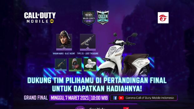 Putaran Grand Final Call of Duty Mobile Major Series Season 4 dan Queen Series Season 2