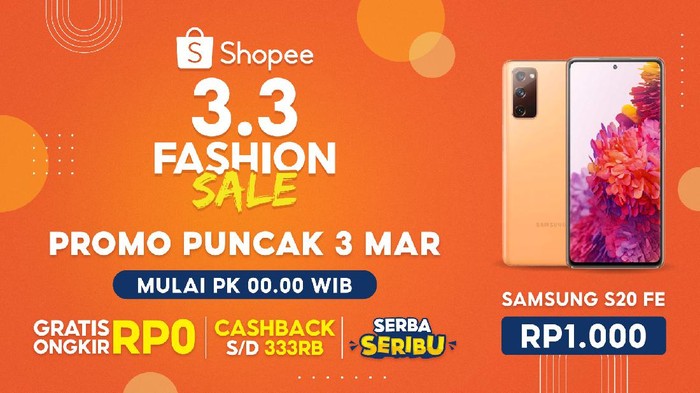 Gelar 3.3 Fashion Sale, Shopee Hadirkan Button inFashion by Shopee