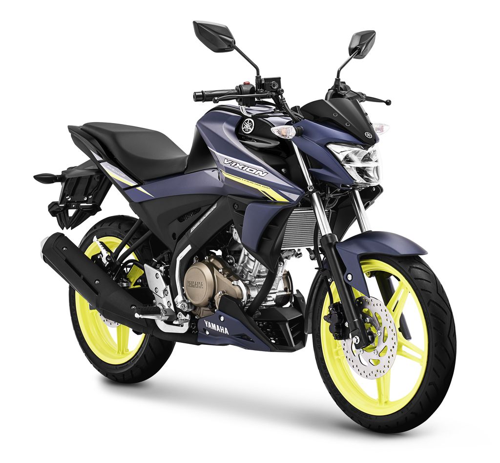 Yamaha Vixion Tampil Mentereng Dengan Striping Dan Warna Velg Baru