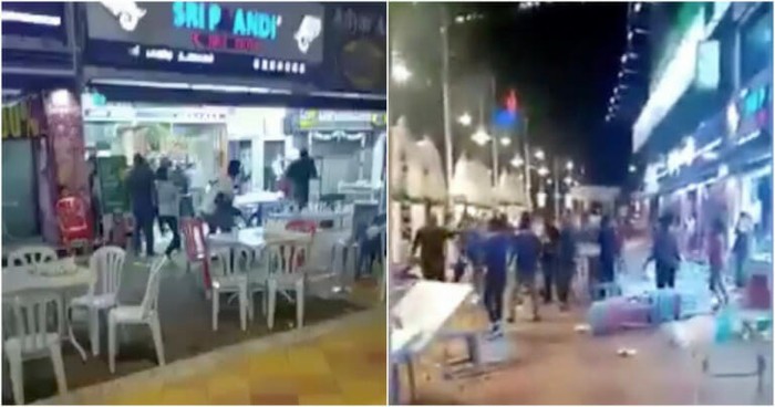 Duh! Belasan Pria Ngamuk Lempar Kursi karena Dilarang Makan di Restoran Duh! Belasan Pria Ngamuk Lempar Kursi karena Dilarang Makan di Restoran