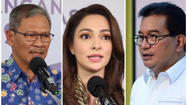 Juru Bicara COVID-19: Achmad Yurianto, Reisa Broto Asmoro, Wiku Adisasmito