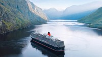 Cunard (67,7%) dikenal dengan kapal pesiar bernama Queen Mary 2, Queen Victoria, dan Queen Elizabeth. Armada ini banyak membawa tamu terkenal, menurut situs web perusahaan (Foto: Cunard Line)