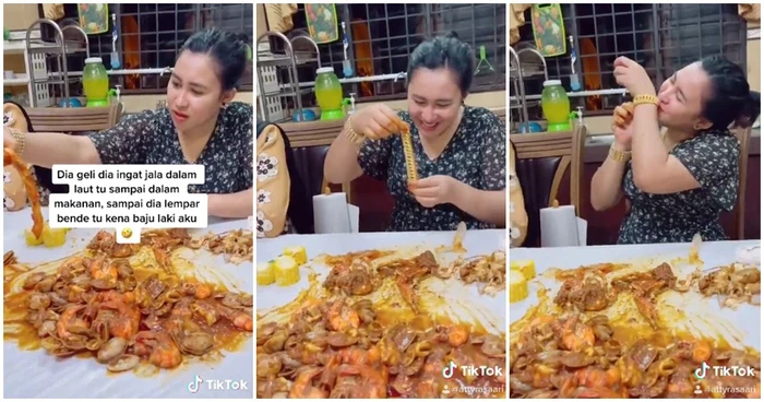 Wanita Selipkan Gelang Emas Rp 39 Juta ke Seafood untuk Hadiah Sahabatnya